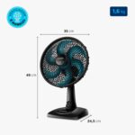 Ventilador de Mesa Mondial 110V, 30cm, 6 pás, Super Power - Miniatura 2
