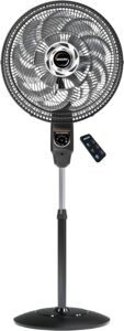 Ventilador de Coluna Mallory Max Control Com Controle Remoto 140W, Silencioso, Com Hélice de15 pás, Grade Especial em Sistema TS, Máxima Vazão e Mínimo Ruído