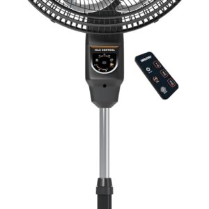 Ventilador de Coluna Mallory Max Control Com Controle Remoto 140W, Silencioso, Com Hélice de15 pás, Grade Especial em Sistema TS, Máxima Vazão e Mínimo Ruído
