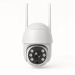 Câmera De Segurança Interna Externa Wi-Fi Smart Ip Prova D'água Com Infravermelho HD App Yoosee Cor Branco Fergusom - Miniatura 3