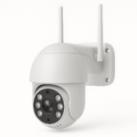 Câmera De Segurança Interna Externa Wi-Fi Smart Ip Prova D'água Com Infravermelho HD App Yoosee Cor Branco Fergusom - Miniatura 2