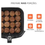Fritadeira sem óleo air fryer 4L Mondial preto 1500W AFN-40-BFT - Miniatura 4