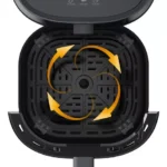 Fritadeira Elétrica Airfryer Philips Walita hd9202 Grill Edition Sem Óleo 1400W Preta 220V - Miniatura 4