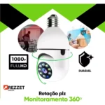 Câmera de Segurança Fergusom Lâmpada IP Wi-Fi com Visão Noturna - Miniatura 2
