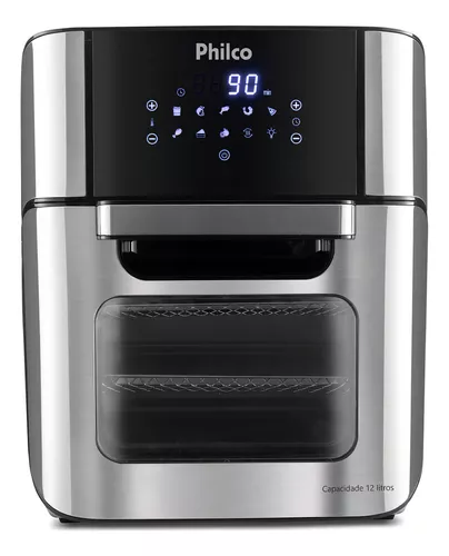 Fritadeira Elérica Air Fryer Oven Philco Pfr2200 12 litros 4 Em 1 1800w Cor Preta 110V