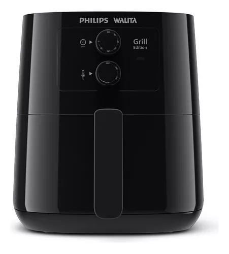 Fritadeira Elétrica Airfryer Philips Walita hd9202 Grill Edition Sem Óleo 1400W Preta 220V
