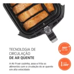 Fritadeira sem óleo air fryer 4L Mondial preto 1500W AFN-40-BFT - Miniatura 6