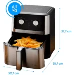 Fritadeira Elétrica Chrome Fry Inox Elgin 8l Airfryer 110v - Miniatura 3
