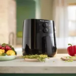 Fritadeira Elétrica Airfryer Philips Walita hd9202 Grill Edition Sem Óleo 1400W Preta 220V - Miniatura 3