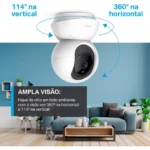 CAMERA DE SEGURANCA WI-FI 360 1080P FULL HD TAPO C200 INTERNA TP LINK - Miniatura 6