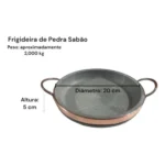 Jogo de Panelas de Pedra Sabão 6 peças com Panela de Pressão - Miniatura 7