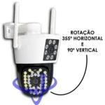 Câmera Externa Lente Dupla Segurança Ip Infravermelho Wifi Hd - IP CAMERA - Miniatura 3