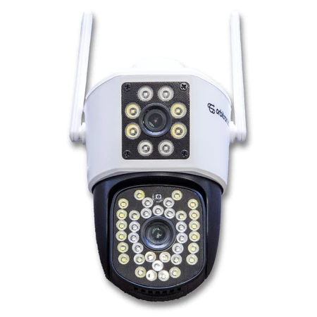 Câmera Externa Lente Dupla Segurança Ip Infravermelho Wifi Hd - IP CAMERA