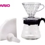 Kit Cafeteira Hario V60 Jarra+tampa+suporte+colher+40 Filtro - Miniatura 6