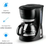 Cafeteira Elétrica 30 Xícaras Elgin Family Coffee Preta - Miniatura 3