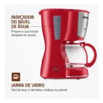 Cafeteira Elétrica Dolce Arome C-32-32x-r Vermelha Mondial - Miniatura 7