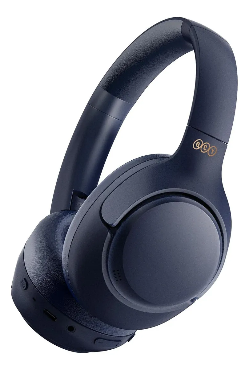 Headset Qcy H3 Anc Adaptativo Bluetooth 5.3 Multiponto 60h Cor Azul