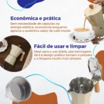 Cafeteira Italiana Espresso Moka 6 Xicaras Original Premium - Miniatura 4