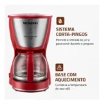 Cafeteira Elétrica Dolce Arome C-32-32x-r Vermelha Mondial - Miniatura 4