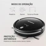 Aspirador De Pó Robô Fast Clean Rb-03 Mondial 127/220V Cor Preto - Miniatura 2