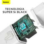 Baseus Carregador De Parede Turbo 20w Tipo-c + Cabo iPhone - Miniatura 3