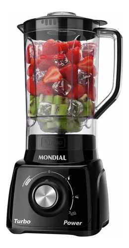 LiquidificadorTurbo Power 2,2 L Potência De 550w Cor Preto Mondial
