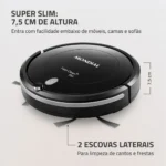 Aspirador De Pó Robô Fast Clean Rb-03 Mondial 127/220V Cor Preto - Miniatura 5