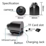 Mini Câmera De Vigilância X5 Wifi 1080p Full Hd - Miniatura 5