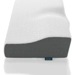 Travesseiro Cervical MMX Suporte Ergonômico Ortopédico Nasa Coluna Totalcomfort Carvão Ativado Cor Branco - Miniatura 2