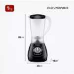 Liquidificador Easy Power Mondial Preto 550W L-550-B - Miniatura 2