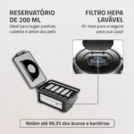 Aspirador De Pó Robô Fast Clean Rb-03 Mondial 127/220V Cor Preto - Miniatura 4