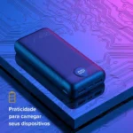 Carregador Portátil Power Bank Turbo i2GO 20000mah 20w Com Display Digital - Miniatura 3
