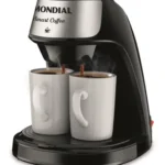 Cafeteira Elétrica Mondial 2 Xícaras Smart Coffee C-42-2x-Bi 500w Preta 127v - Miniatura 1
