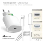 Carregador Turbo Para iPhone 8 Plus X Xr 11 12 13 14 Pro Max Boyu Cell Cor Branco - Miniatura 2