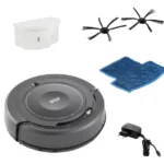 Robô Aspirador de Pó WAP ROBOT W100C - 3 em 1 Varre Aspira e Passa Pano, Sensor Antiqueda e de Impacto, 127/220V - Miniatura 1