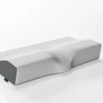 Travesseiro Cervical MMX Suporte Ergonômico Ortopédico Nasa Coluna Totalcomfort Carvão Ativado Cor Branco - Miniatura 1