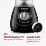 Liquidificador Easy Power Mondial Preto 550W L-550-B - Miniatura 3