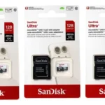 Kit 3 Cartão Memória Micro Sd Sandisk 128gb Classe 10 Ultra - Miniatura 3