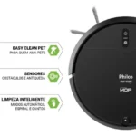 Aspirador de pó robô philco 3 em 1 pas23 Com Mop 127/220V Preto - Miniatura 3