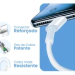 Carregador Turbo Para iPhone 8 Plus X Xr 11 12 13 14 Pro Max Boyu Cell Cor Branco - Miniatura 5