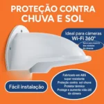Protetor Para Câmera De Segurança Bullet Dome Wi Fi 360 Cftv - Miniatura 8